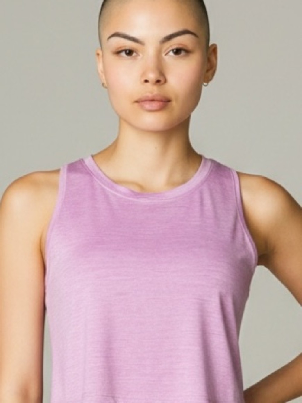 Sleeveless Pink Tank Top - Women's Casual Muscle Tee
